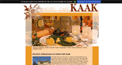 Desktop Screenshot of hotel-kaak.de