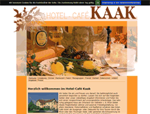 Tablet Screenshot of hotel-kaak.de